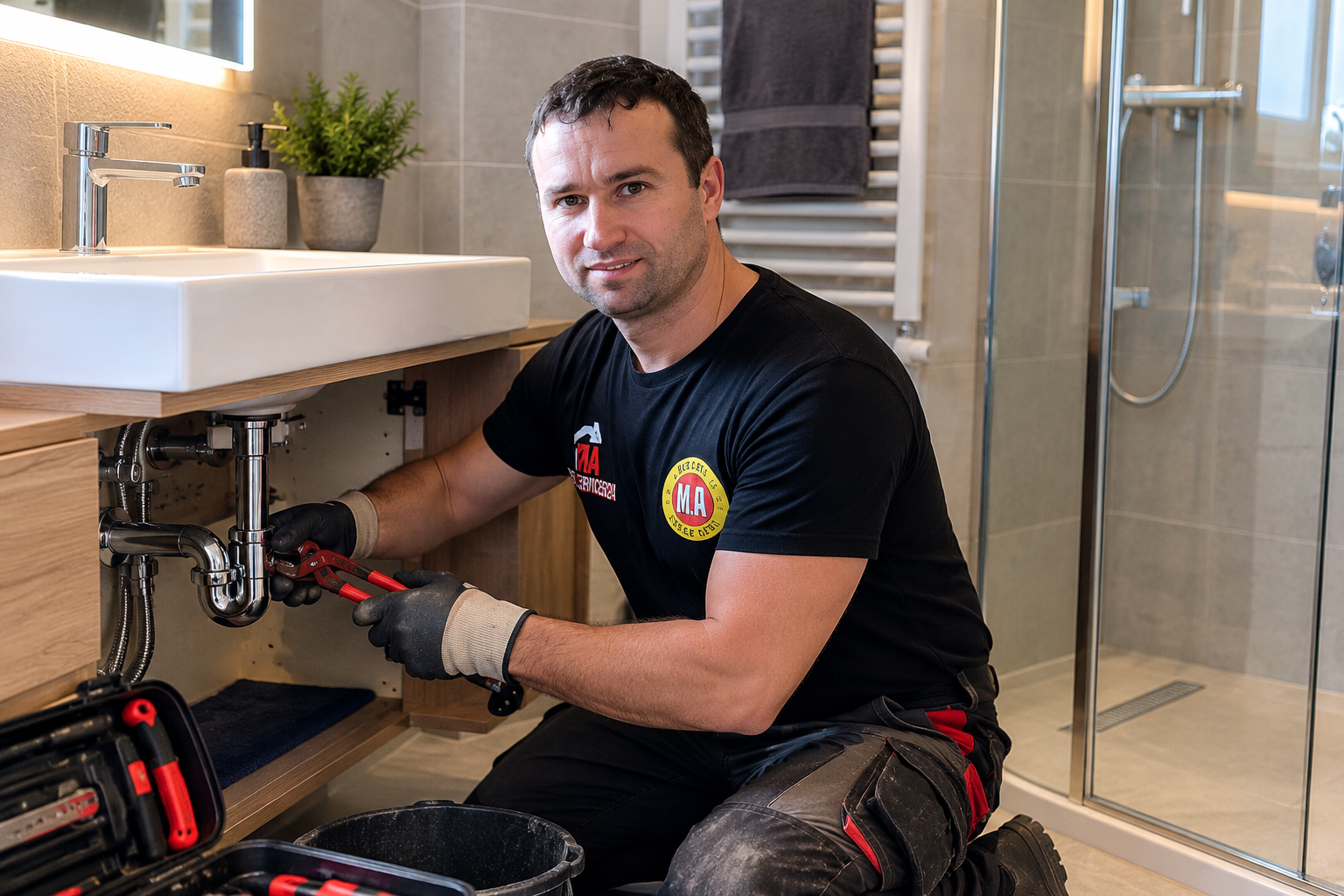 Sanitär Offenbach – M.A.Services24 bei Sanitärarbeiten im Bad