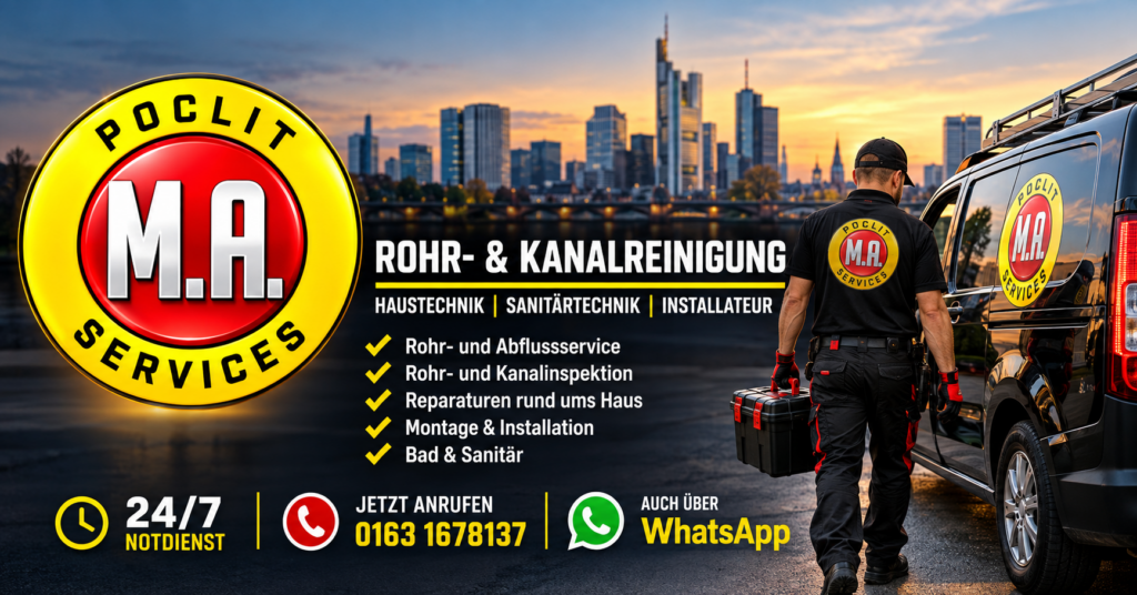 M.A.Services24 Offenbach – Rohrreinigung, Kanalreinigung und Haustechnik